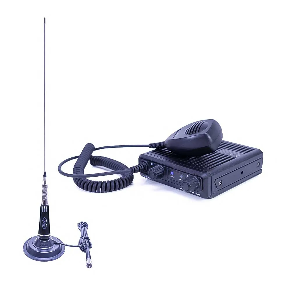 PNI-PACK121 Професионален CB Сет 4W с Фиксирана Честота и Магнитна Основа PNI-PACK121 Професионален CB Сет 4W с Фиксирана Честота и Магнитна Основа