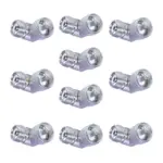 PNI PNI-PLT-PLM-10 UHF Male to UHF Female 90-degree RF Adapter 10pcs