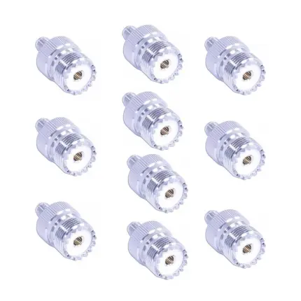 PNI PNI-SMA-4-10 PL Female to SMA Female RF Adapter 10pcs Gold