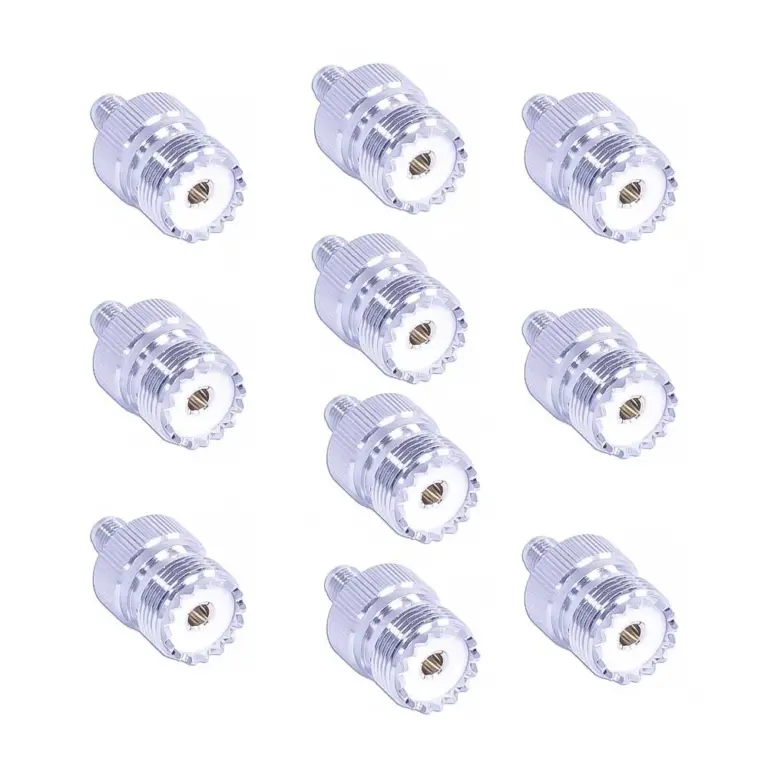 PNI PNI-SMA-4-10 PL Female to SMA Female RF Adapter 10pcs Gold