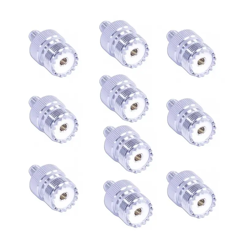 PNI PNI-SMA-4-10 PL Female to SMA Female RF Adapter 10pcs Gold