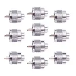 PNI PNI-PL-6-GP-10 Short PL259 Connectors for RG58 10pcs 6mm Gold Pin