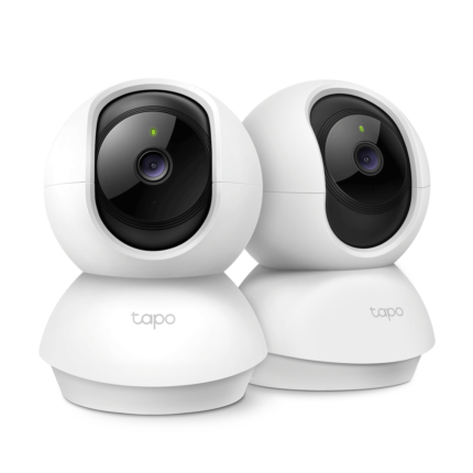 TP-Link Tapo C210P2 Pan/Tilt Home Security Wi-Fi Camera 2-Pack 3MP