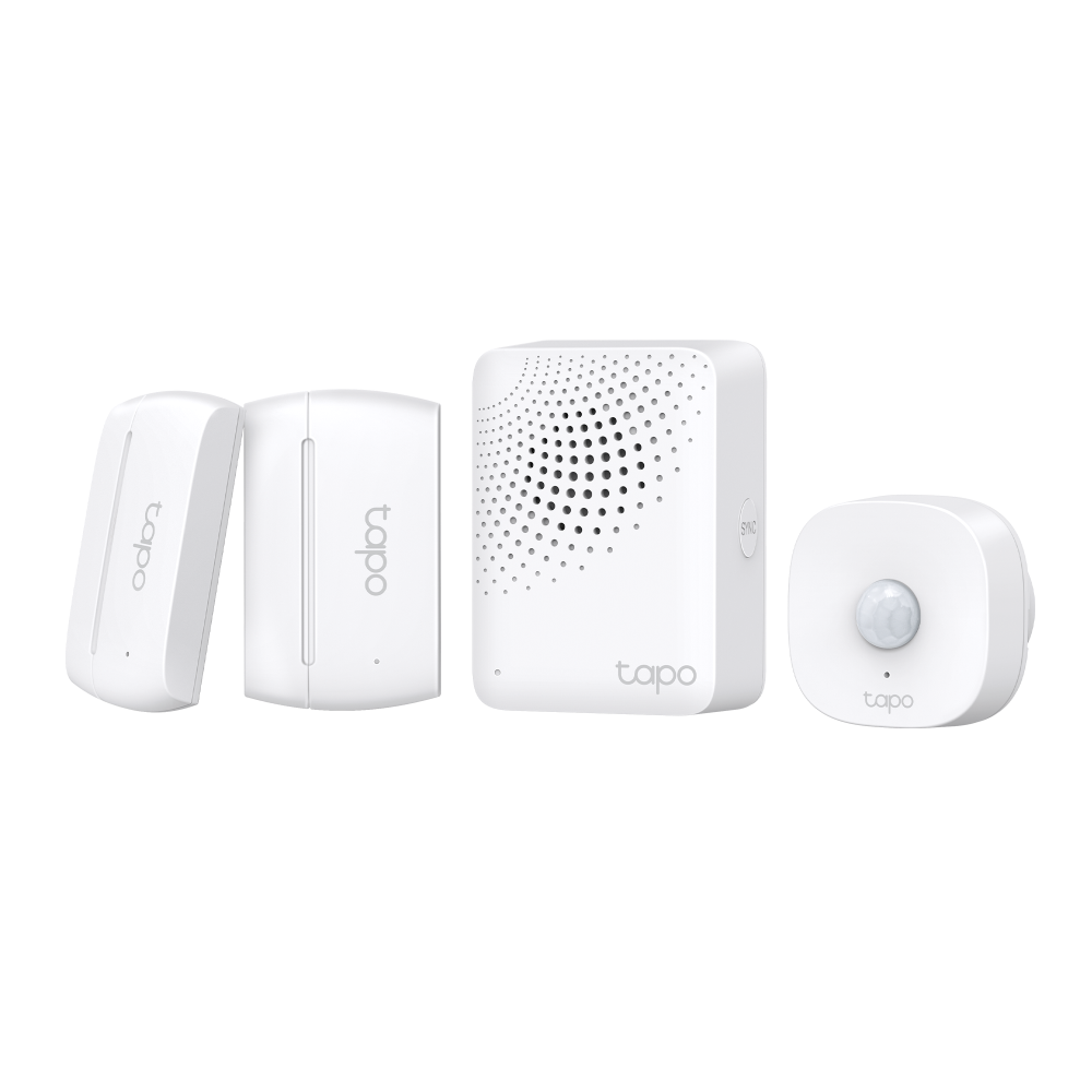 Tapo T30 KIT Комплект Сензори за Врати и Движение с 90dB Сирена Tapo T30 KIT Комплект Сензори за Врати и Движение с 90dB Сирена