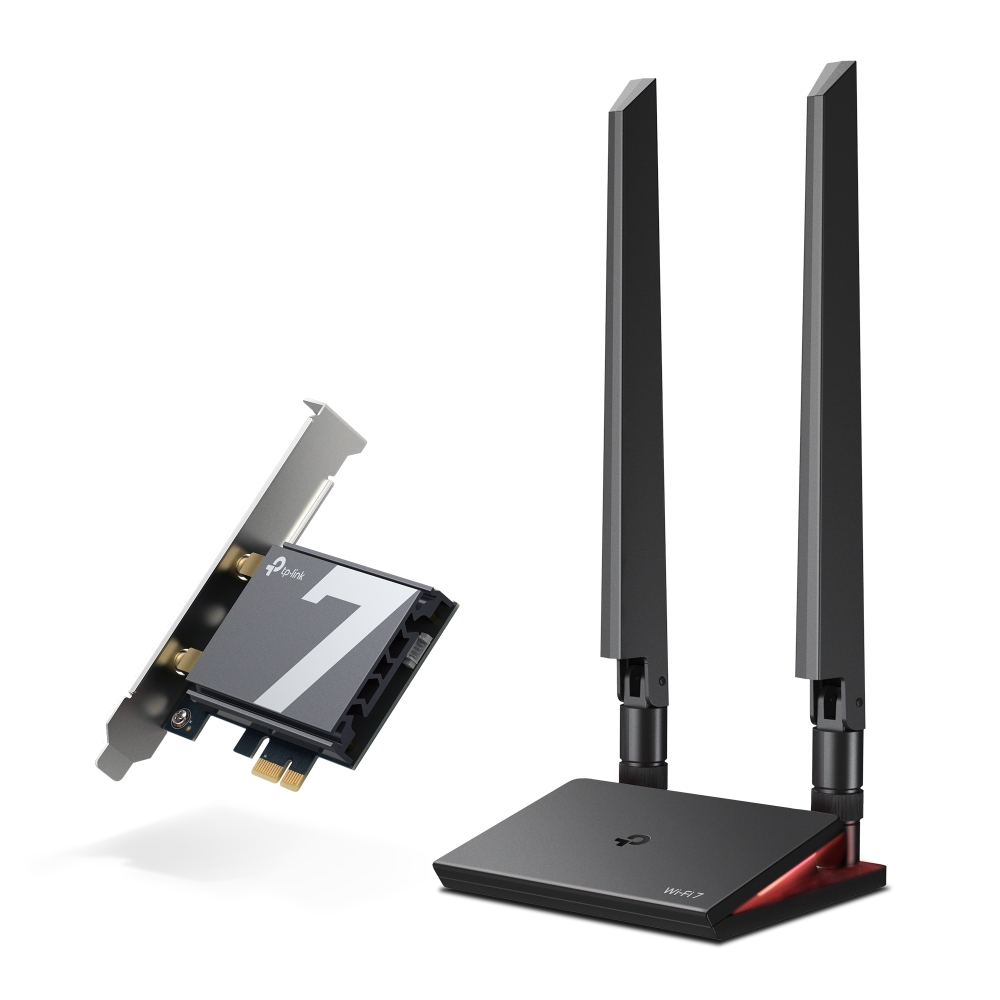 TP-Link Archer TBE550E BE9300 Wi-Fi 7 Bluetooth 5.4 PCIe Adapter TP-Link Archer TBE550E BE9300 Wi-Fi 7 Bluetooth 5.4 PCIe Adapter