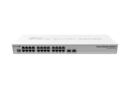 Превключвател за управление 24 x Gigabit, 2 x SFP+, 1U - Mikrotik CRS326-24G-2S+RM