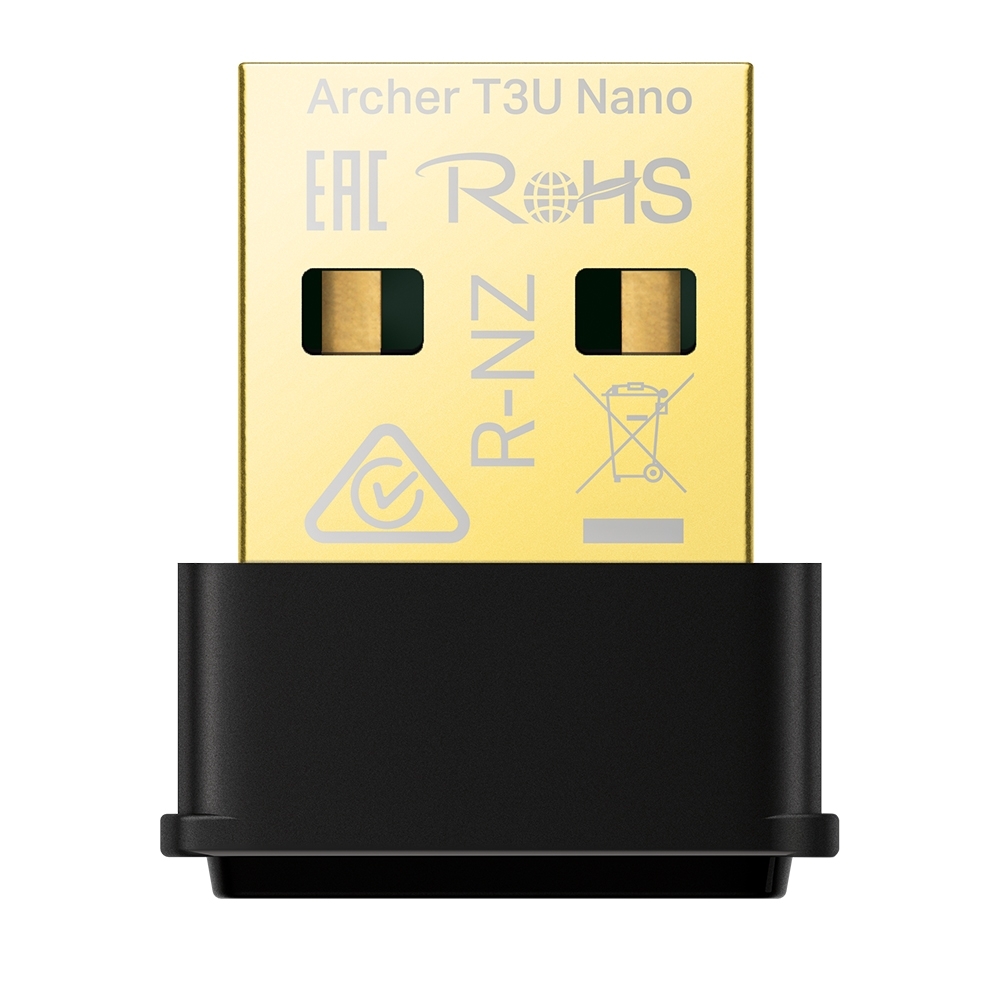 TP-Link Archer T3U Nano AC1300 Nano Wireless MU-MIMO USB Adapter TP-Link Archer T3U Nano AC1300 Nano Wireless MU-MIMO USB Adapter