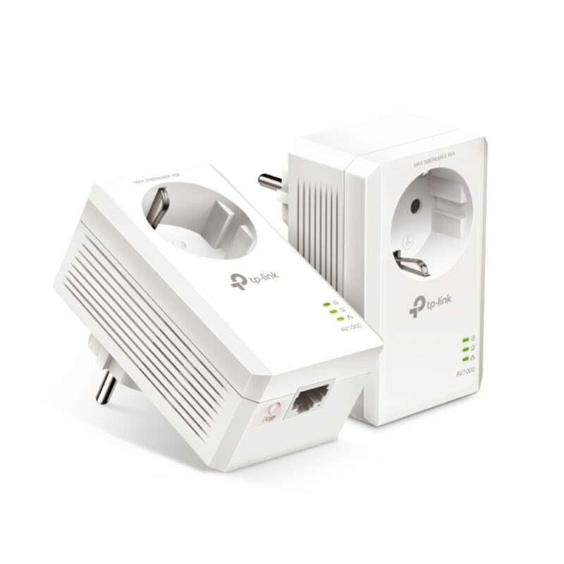 TP-Link TL-PA7017P-KIT AV1000 Gigabit Powerline Starter Kit с Контакт