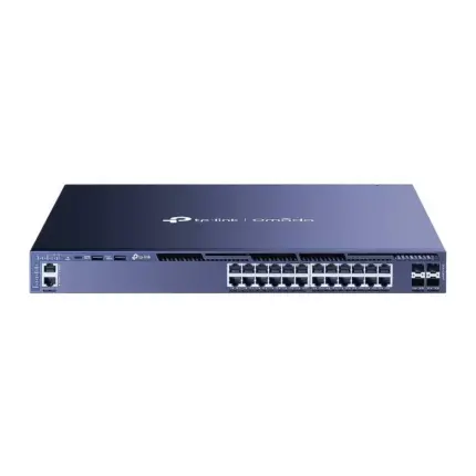 TP-Link TL-SG6428XHP Omada Layer 3 Managed Stackable Switch с 24 PoE+ 720W