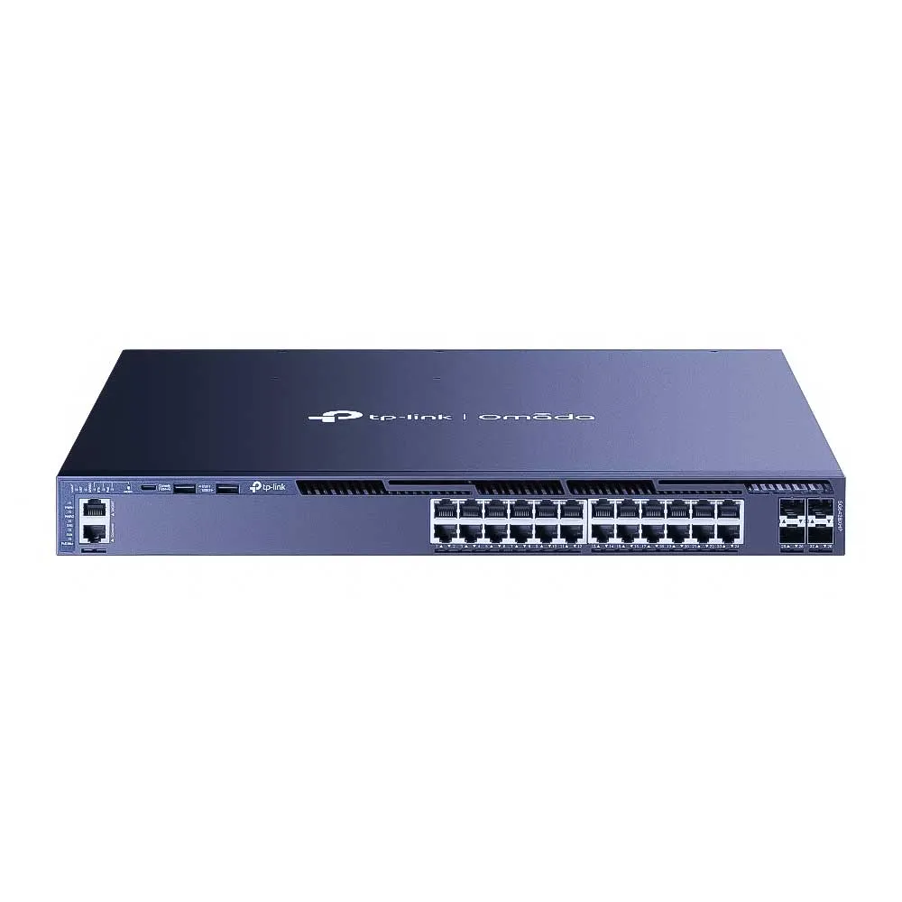 TP-Link TL-SG6428XHP Omada Layer 3 Managed Stackable Switch с 24 PoE+ 720W TP-Link TL-SG6428XHP Omada Layer 3 Managed Stackable Switch с 24 PoE+ 720W