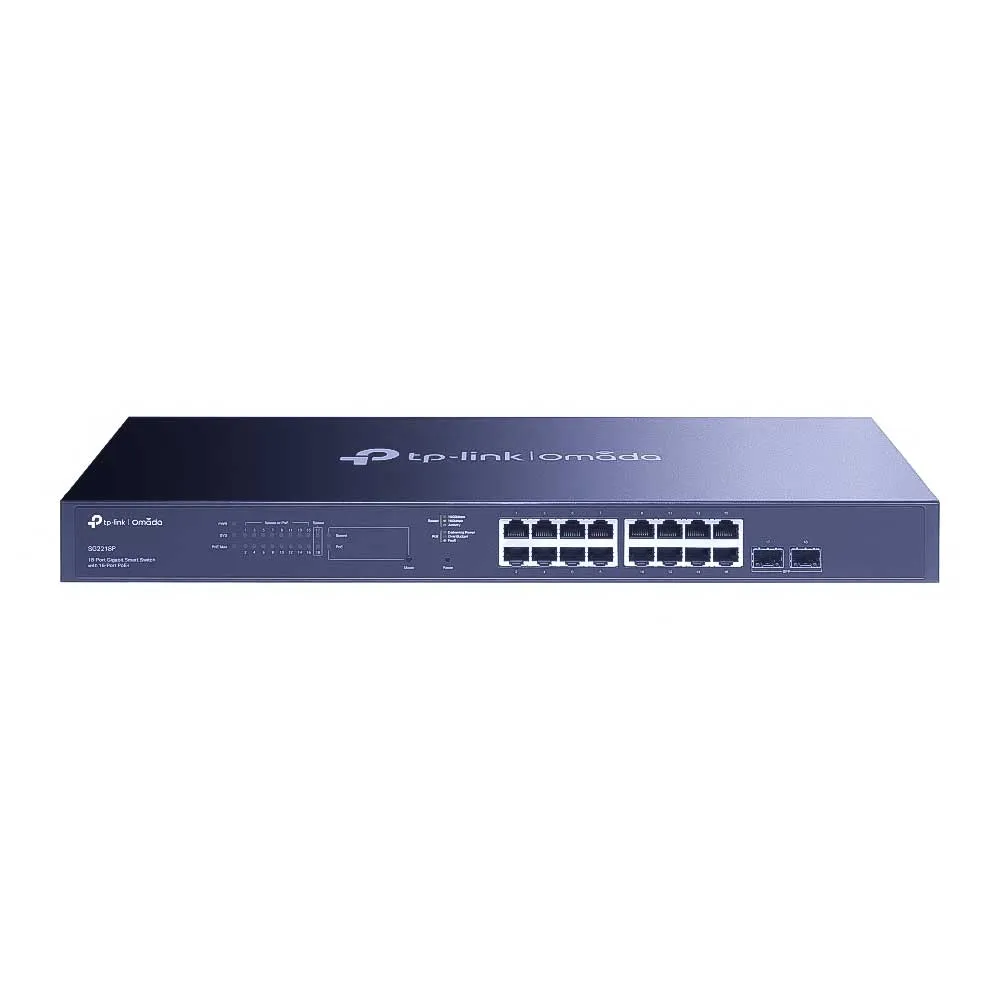 TP-Link TL-SG2218P Omada 18-Port Gigabit Smart PoE+ Switch 150W TP-Link TL-SG2218P Omada 18-Port Gigabit Smart PoE+ Switch 150W