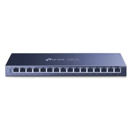 TP-Link TL-SG116P 16-Port Gigabit Desktop Switch с 16 PoE+ 120W