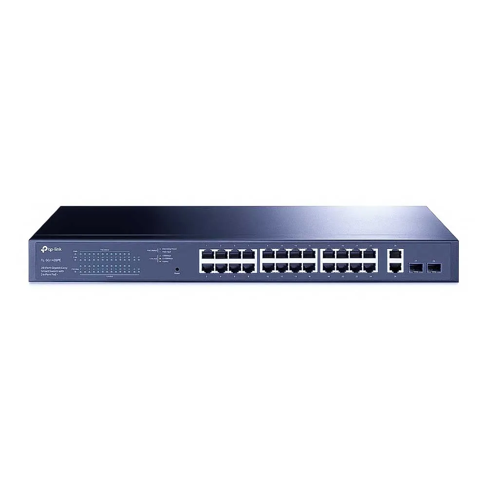 TP-Link TL-SG1428PE 28-Port Gigabit Easy Smart Switch с 24 PoE+ 250W TP-Link TL-SG1428PE 28-Port Gigabit Easy Smart Switch с 24 PoE+ 250W
