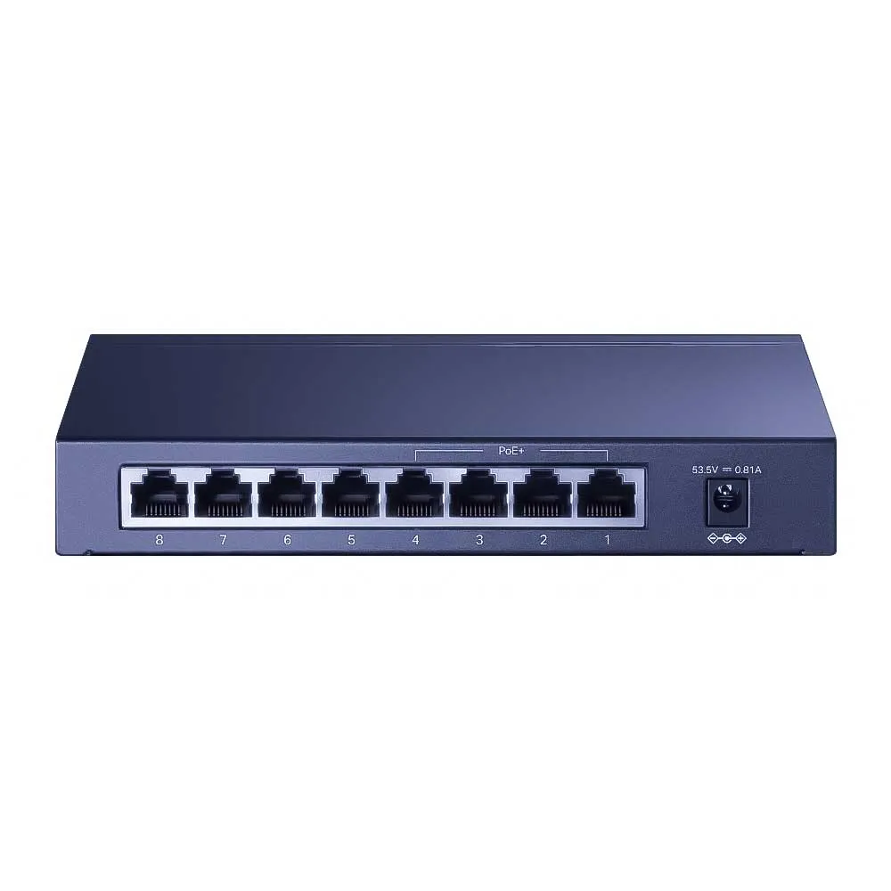 TP-Link TL-SF1008LP 8-Port 10/100 Mbps Desktop PoE+ Switch с 41W TP-Link TL-SF1008LP 8-Port 10/100 Mbps Desktop PoE+ Switch с 41W