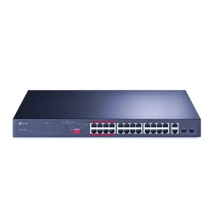 TP-Link TL-SL1226P 24-Port 10/100 Mbps Rackmount Switch с 24 PoE+ 250 W