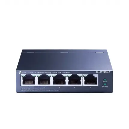 TP-Link TL-SF1005LP 5-Port 10/100 Mbps Desktop Switch с 4 PoE порта