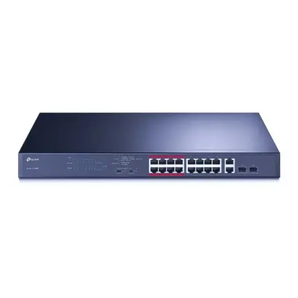 TP-Link TL-SL1218MP 18-Port PoE+ Switch с 192W Бюджет и 250m Extend