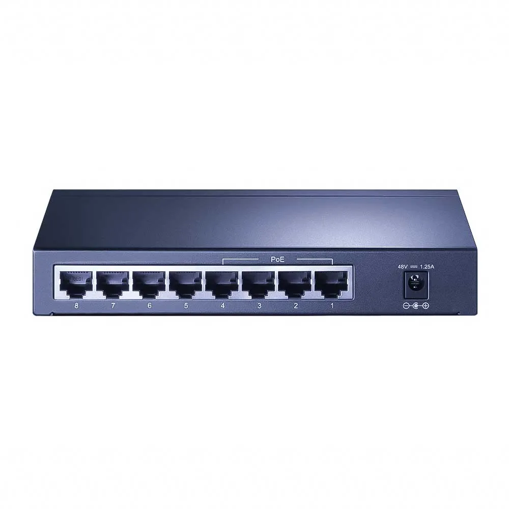 TP-Link TL-SG1008P 8-Port Gigabit Desktop Switch с 4 PoE Порта До 64W TP-Link TL-SG1008P 8-Port Gigabit Desktop Switch с 4 PoE Порта До 64W