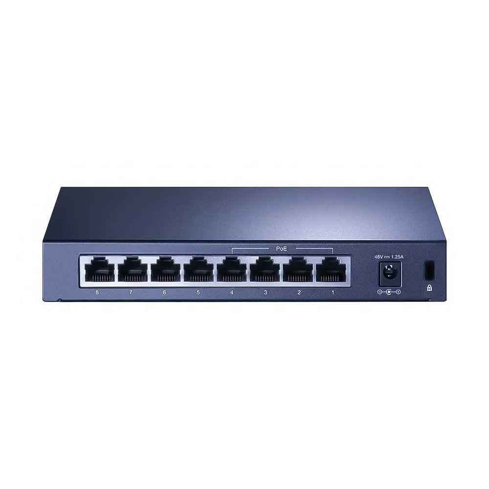 TP-Link TL-SF1008P 8-Port 10/100 Mbps Desktop Switch с 4 PoE порта TP-Link TL-SF1008P 8-Port 10/100 Mbps Desktop Switch с 4 PoE порта