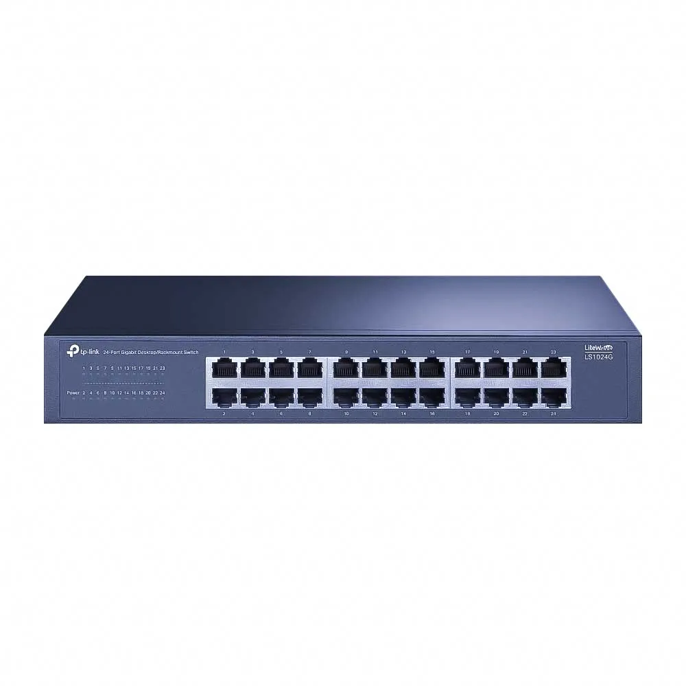 TP-Link LS1024G 24-Port Gigabit Desktop/Rackmount Switch Метален TP-Link LS1024G 24-Port Gigabit Desktop/Rackmount Switch Метален