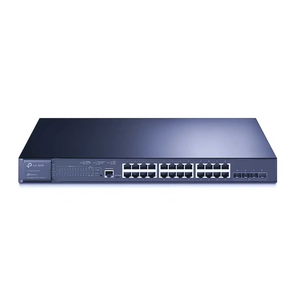 TP-Link TL-SG3428XMP Omada 28-Port Gigabit Managed PoE+ Switch 384W TP-Link TL-SG3428XMP Omada 28-Port Gigabit Managed PoE+ Switch 384W