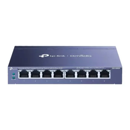 TP-Link DS108GP 8-Port Gigabit Desktop Switch с 8 PoE+ 65W