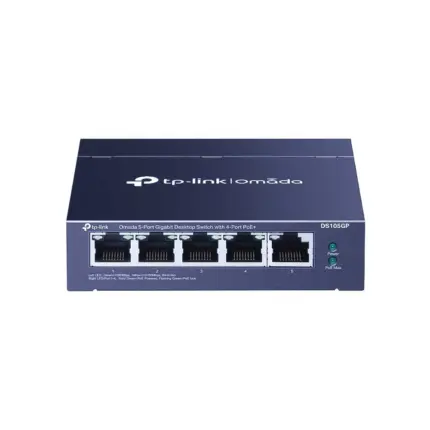 TP-Link DS105GP 5-Port Gigabit Desktop PoE+ Switch с 65W Бюджет