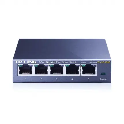 TP-Link TL-SG105E 5-Port Gigabit Easy Smart Managed Switch Метален