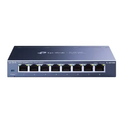 TP-Link TL-SG108E 8-Port Gigabit Easy Smart Managed Switch Метален