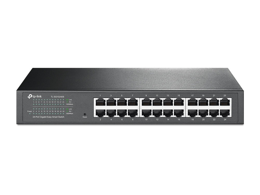TP-Link TL-SG1024DE 24-Port Gigabit Easy Smart Managed Switch Метален TP-Link TL-SG1024DE 24-Port Gigabit Easy Smart Managed Switch Метален