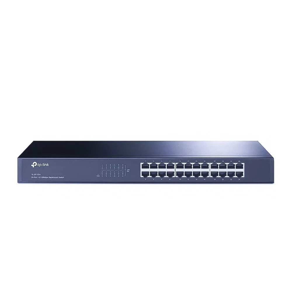 TP-Link TL-SF1024 24-Port 10/100 Mbps Rackmount Switch Метален TP-Link TL-SF1024 24-Port 10/100 Mbps Rackmount Switch Метален