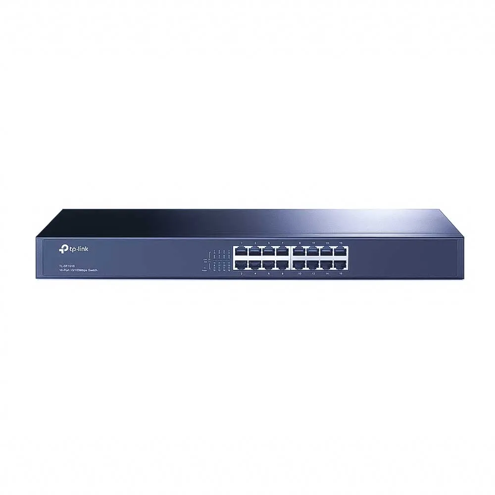 TP-Link TL-SF1016 16-Port 10/100 Mbps Rackmount Switch Метален Корпус TP-Link TL-SF1016 16-Port 10/100 Mbps Rackmount Switch Метален Корпус