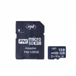 PNI-MSD128GB MicroSDXC Карта 128GB Class 10 V30 с SD Адаптер