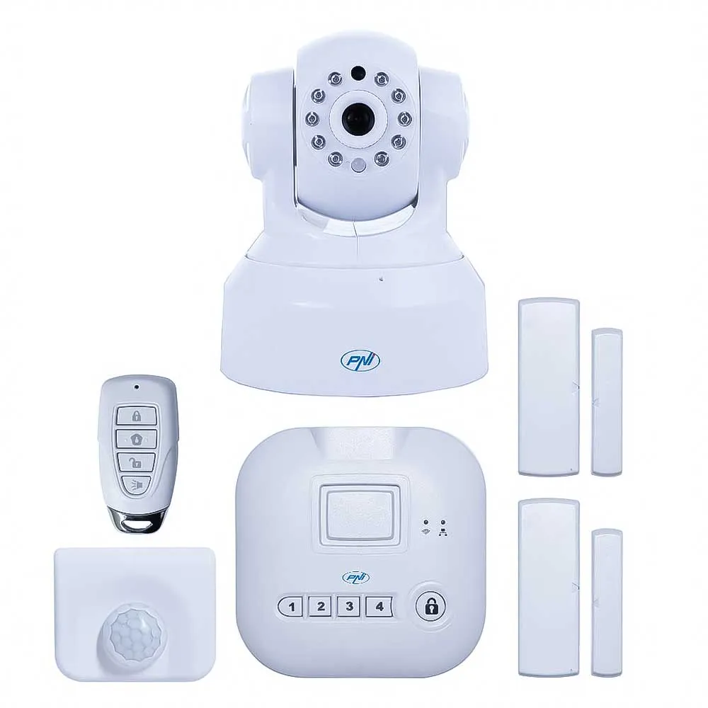 PNI-SM400-SM460 Смарт Алармена Система с Хъб и HD PTZ Камера PNI-SM400-SM460 Смарт Алармена Система с Хъб и HD PTZ Камера