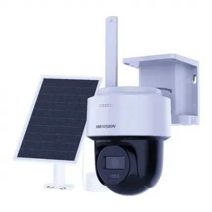 Hikvision DS-2CFSP4-4G-4mm Автономна Соларна 4G PT Камера с 24/7 AOV Запис и 4MP Резолюция