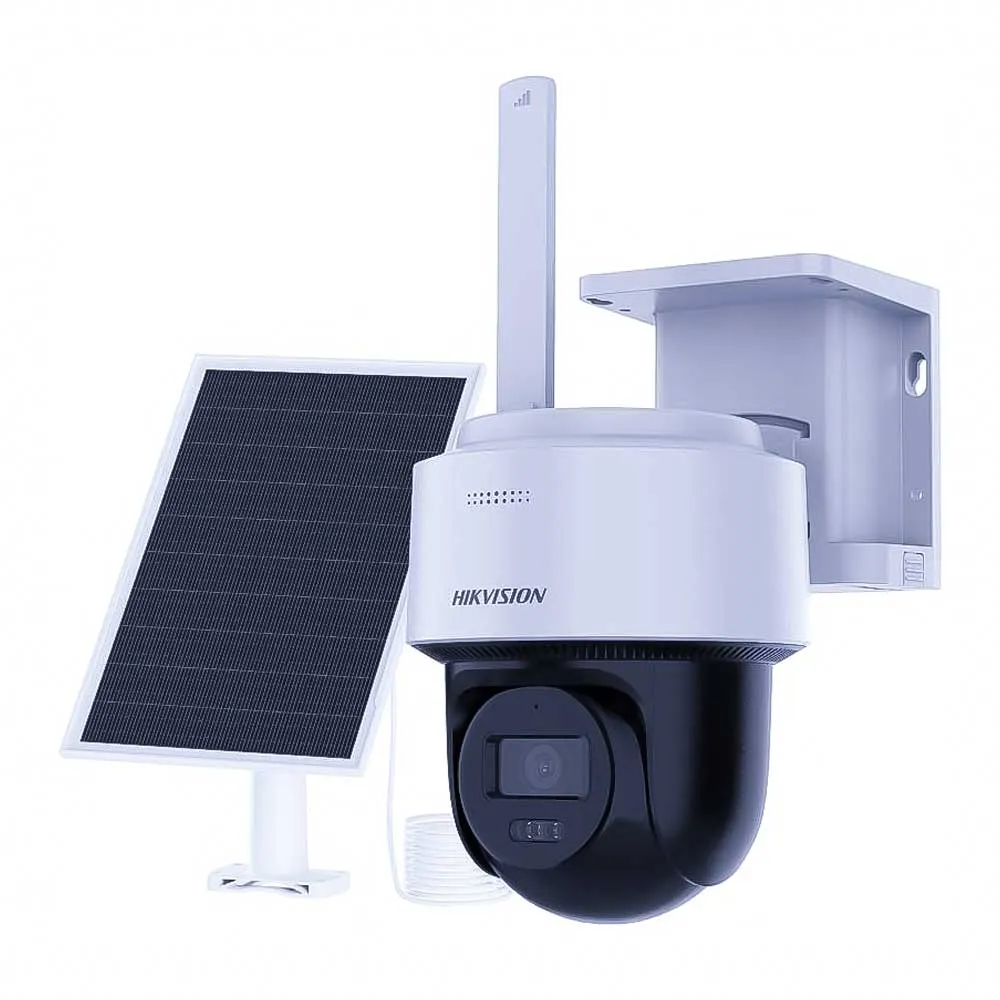 Hikvision DS-2CFSP4-4G-4mm Автономна Соларна 4G PT Камера с 24/7 AOV Запис и 4MP Резолюция Hikvision DS-2CFSP4-4G-4mm Автономна Соларна 4G PT Камера с 24/7 AOV Запис и 4MP Резолюция