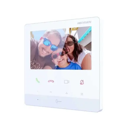 Hikvision DS-KH6100-E1-White 4.3-инчов IP Видеодомофонен Монитор