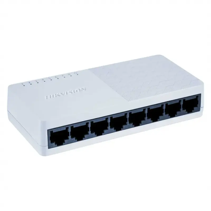 Hikvision DS-3E0108D-O 8-портов Fast Ethernet Суич без PoE