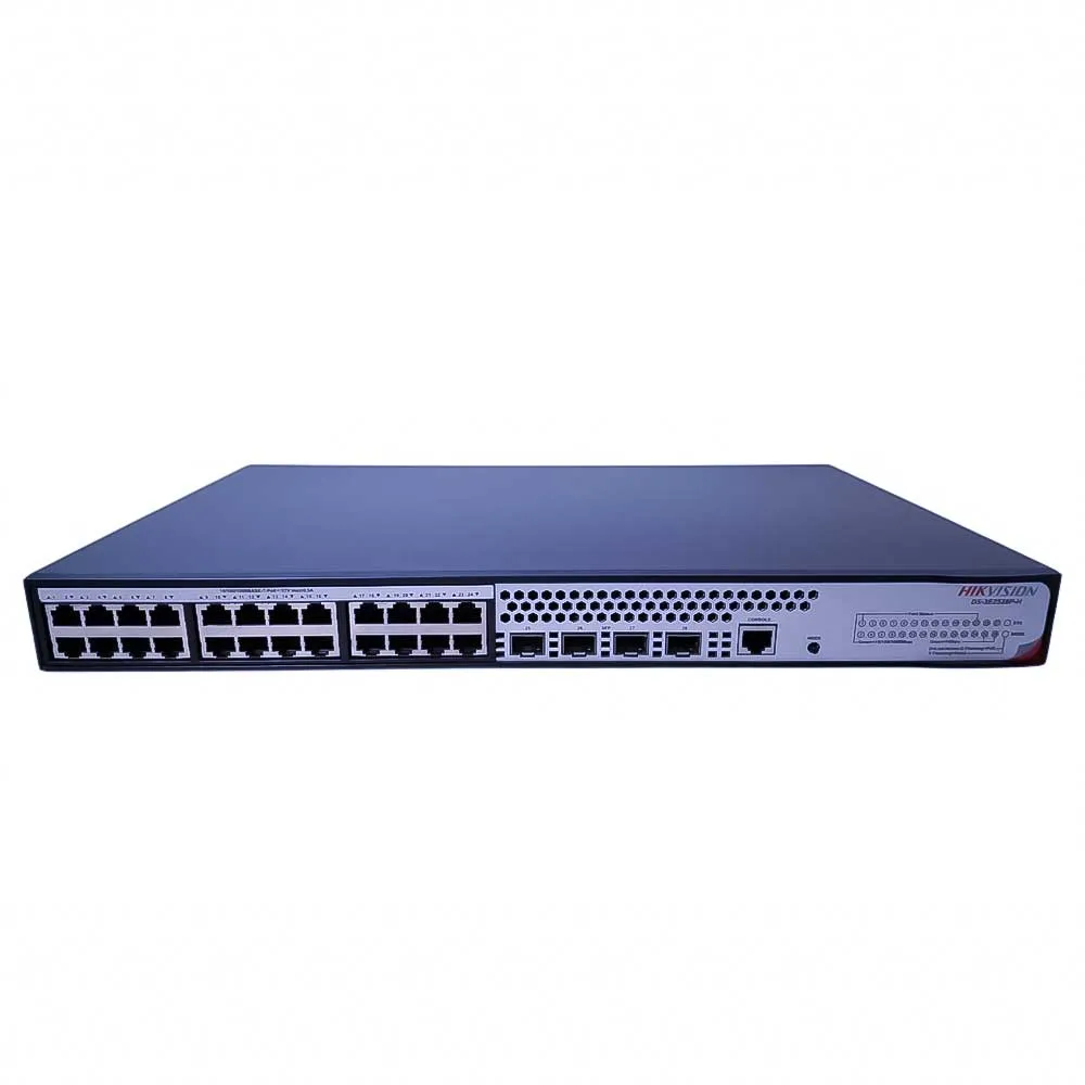 Hikvision DS-3E2528P-H 28-портов Gigabit L3 Управляем PoE+ Суич 370W Hikvision DS-3E2528P-H 28-портов Gigabit L3 Управляем PoE+ Суич 370W