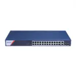 Hikvision DS-3E1528HP-SI-24P2T2F 28-портов Gigabit L2 Smart PoE+ Суич 370W