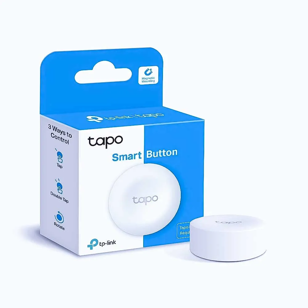 TP-Link Tapo S200B Смарт Бутон за Автоматизация на Осветление и Уреди TP-Link Tapo S200B Смарт Бутон за Автоматизация на Осветление и Уреди