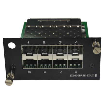 UTEPO UTP7524GE-M8F Модул с 8 SFP 1.25Gbps Порта