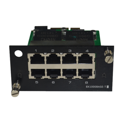 UTEPO UTP7524GE-M8T Модул с 8 Гигабитови RJ45 Порта
