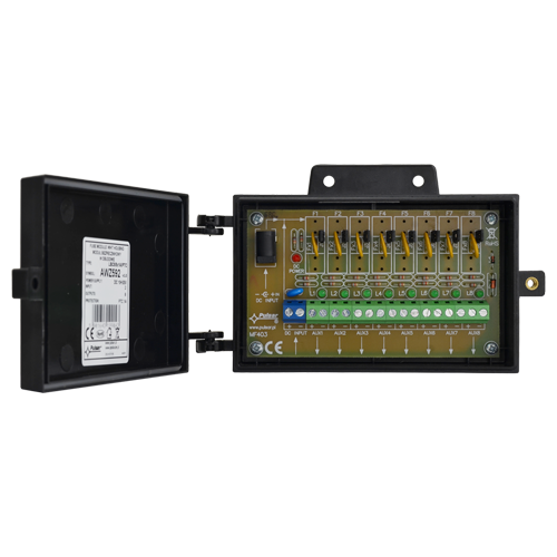 Pulsar AWZ592 Захранващ Модул 8x1A PTC Защита CCTV Аларми 10-30V DC