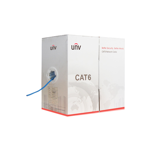 UTP кабел Uniview CAB-LC3100B-IN Cat6 0.57mm 100% мед 305m — кутия от 305 м UTP кабел Uniview CAB-LC3100B-IN Cat6 0.57mm 100% мед 305m — кутия от 305 м