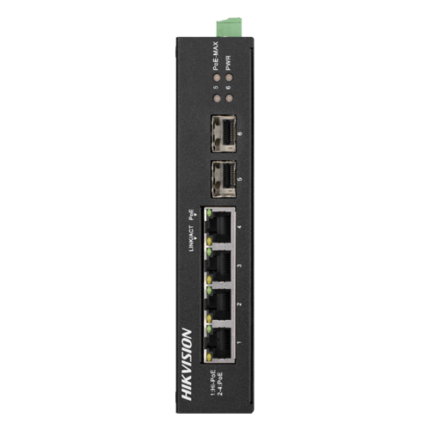 Hikvision DS-3T0506HP-E/HS — PoE мрежов суич