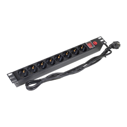 Разклонител за RACK шкаф Asytech ASY-PDU-8 с 8 Гнезда Шуко