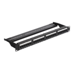 Patch Panel 1U, UTP cat5e, 24 RJ45 порта - ASYTECH Networking ASY-PP-UTP5E-24