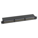 Patch Panel 1U, FTP cat6A, 24 RJ45 порта - ASYTECH Networking ASY-PP-FTP6A-24