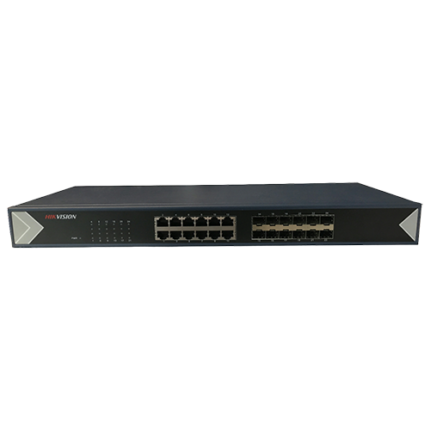 Hikvision DS-3E0524TF Суич 12xRJ45 12xSFP Гигабит Метален Рак -5°C~50°C